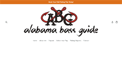 Desktop Screenshot of alabamabassguide.com